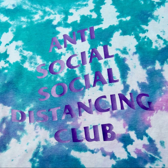 Gildan Tops - Tie-dye Custom Social Distancing T-shirt